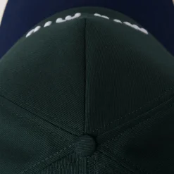Fir/royal Drill Baseball Cap | Miu Miu