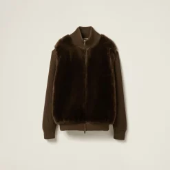 Forest Green Wool Knit Cardigan | Miu Miu
