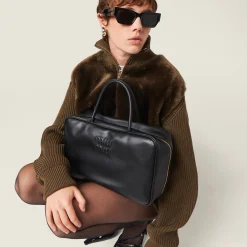 Forest Green Wool Knit Cardigan | Miu Miu