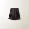Garnet Gingham Check Skirt | Miu Miu