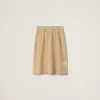 Gold Lamé Skirt | Miu Miu