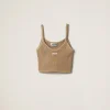 Gold Lamé Top | Miu Miu