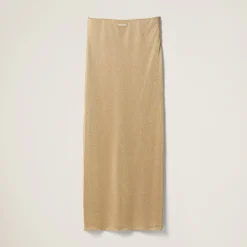 Gold Mesh Skirt | Miu Miu
