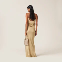 Gold Mesh Top | Miu Miu