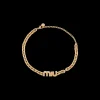 Gold Metal Choker | Miu Miu