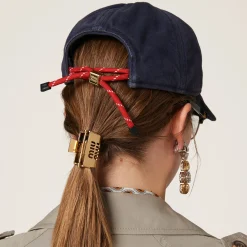 Gold Metal Claw Clip | Miu Miu