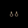 Gold Metal Earrings | Miu Miu