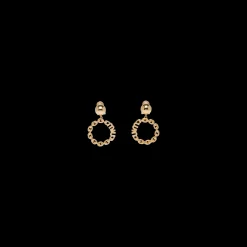Gold Metal Earrings | Miu Miu