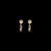 Gold Metal Earrings | Miu Miu