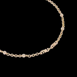 Gold Metal Necklace | Miu Miu