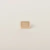 Gold Metal Ring | Miu Miu