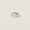 Gold Metal Ring | Miu Miu