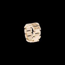 Gold Miu Logo Ring | Miu Miu