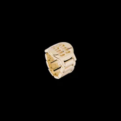 Gold Miu Logo Ring | Miu Miu