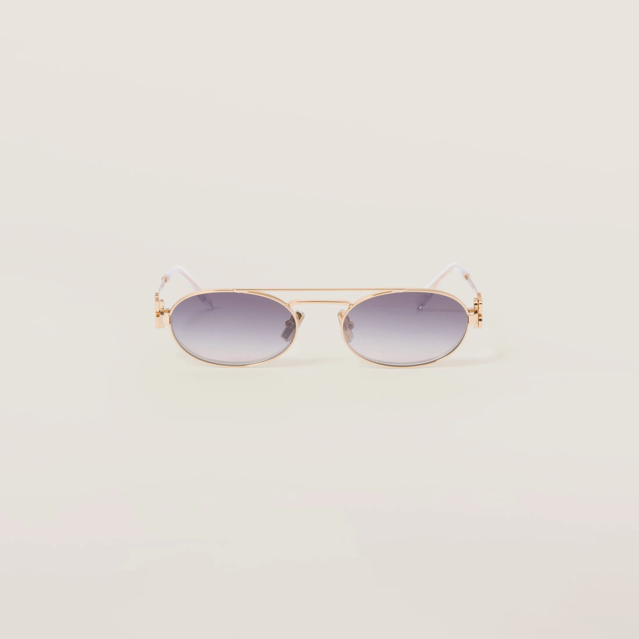 Gradient Iris Lenses Miu Miu Logo Sunglasses | Miu Miu
