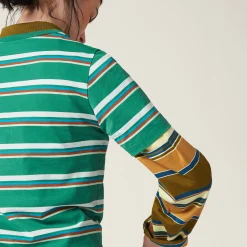 Green/white/light Blue Jersey T-shirt | Miu Miu