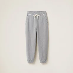Grey Cotton Fleece Joggers | Miu Miu