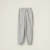 Grey Cotton Fleece Joggers | Miu Miu