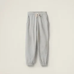 Grey Cotton Fleece Joggers | Miu Miu