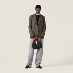 Grey Denim Pants | Miu Miu