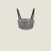 Grey Denim Top | Miu Miu