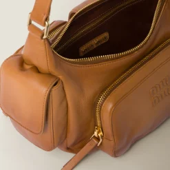 Honey Nappa Leather Pocket Bag | Miu Miu