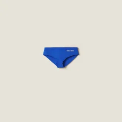 Indigo Blue Nylon Swimsuit | Miu Miu
