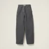 Iron Gray Garment-dyed Gabardine Pants | Miu Miu
