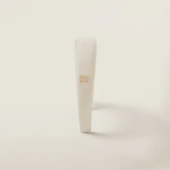 Ivory Patent Leather Headband | Miu Miu