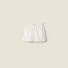 Ivory Poplin Boxers | Miu Miu