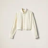 Ivory Poplin Shirt | Miu Miu
