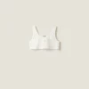 Ivory Poplin Top | Miu Miu