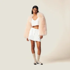 Ivory Poplin Top | Miu Miu