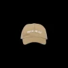 Khaki/white Drill Baseball Cap | Miu Miu