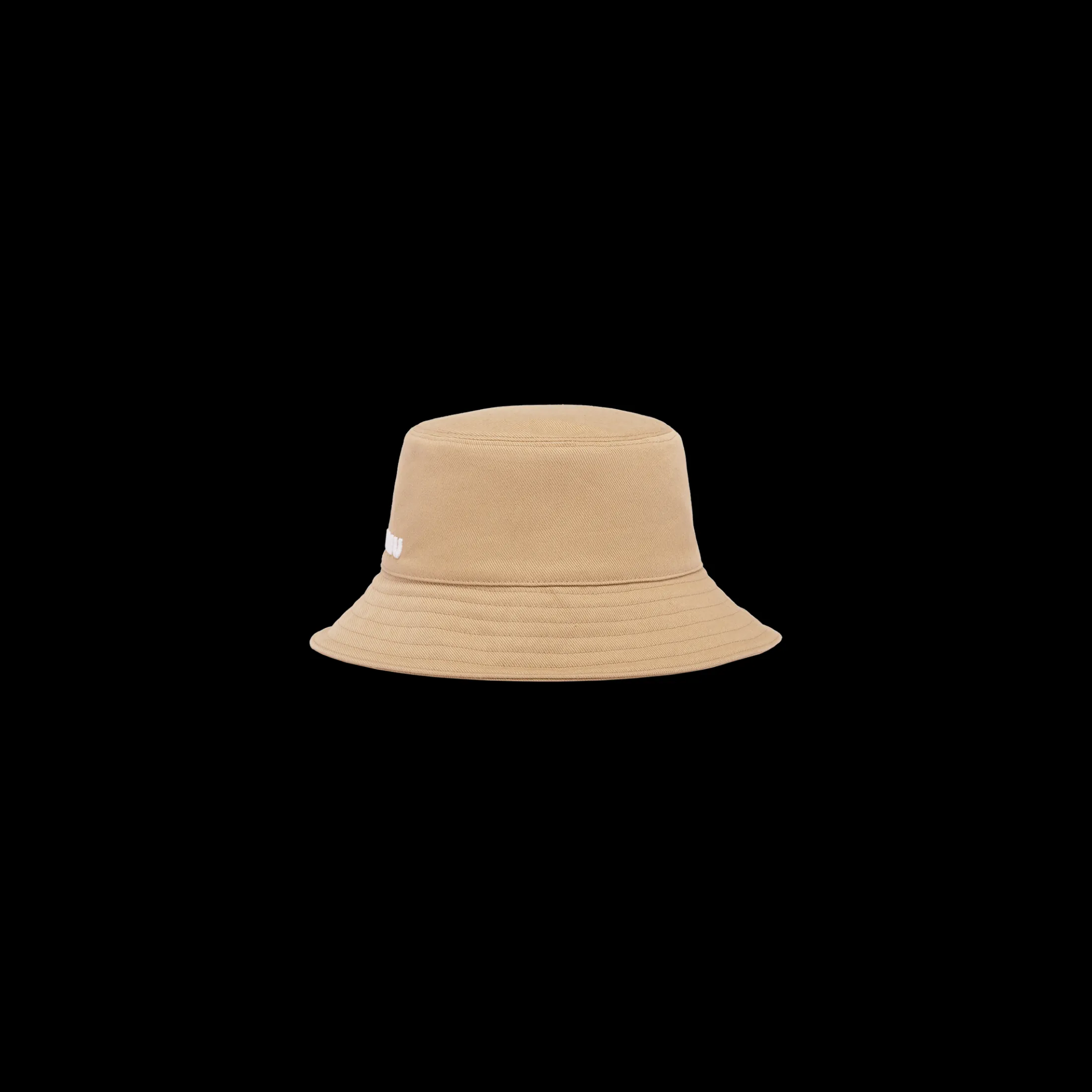Khaki/white Drill Bucket Hat | Miu Miu