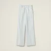 Light Blue Chambray Denim Jeans | Miu Miu