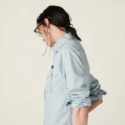Light Blue Chambray Shirt | Miu Miu