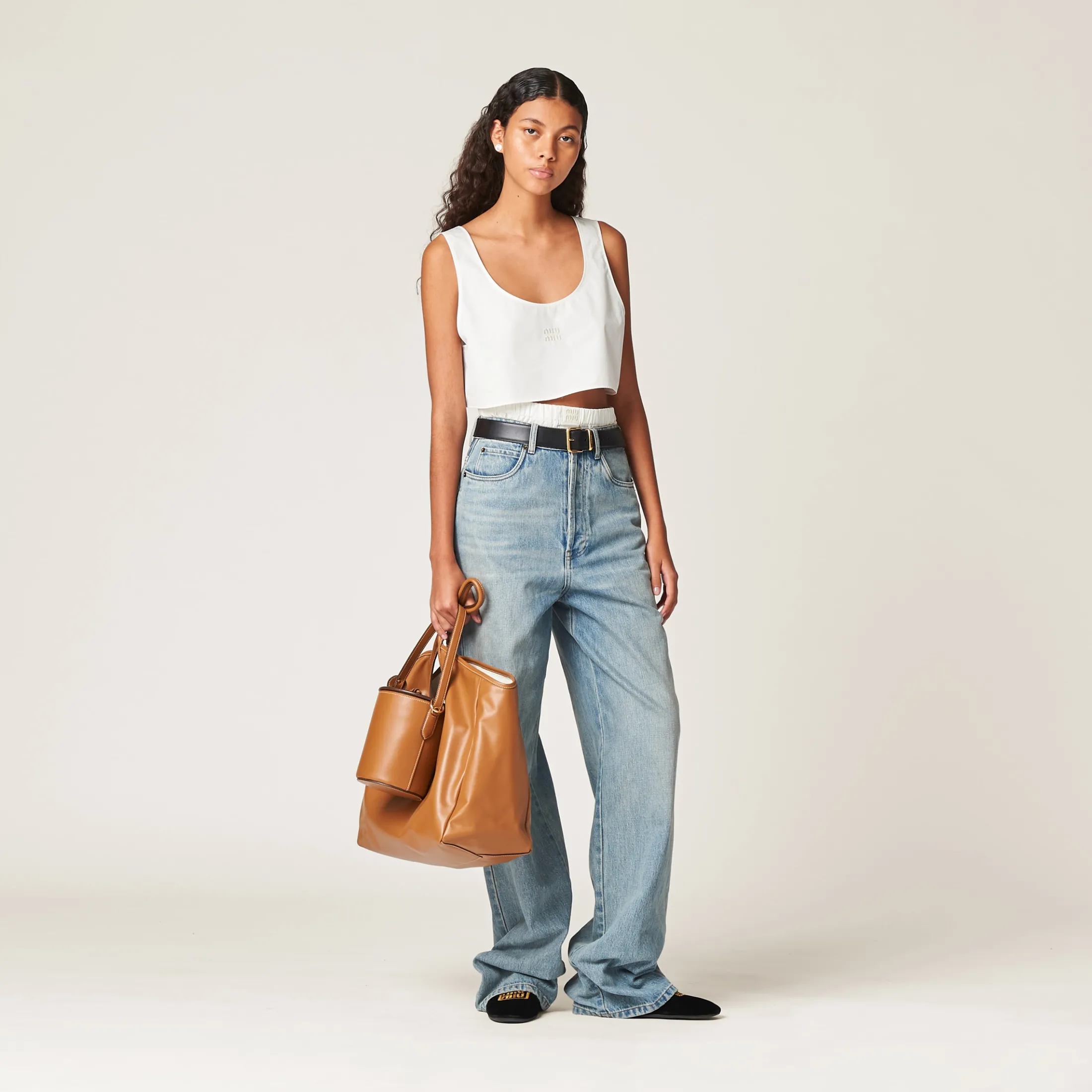 Light Blue Denim Jeans | Miu Miu