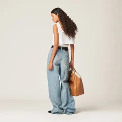 Light Blue Denim Jeans | Miu Miu