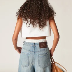 Light Blue Denim Jeans | Miu Miu