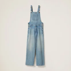 Light Blue Denim Overalls | Miu Miu