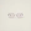 Light Gold Lenses Miu Miu Runway Sunglasses | Miu Miu
