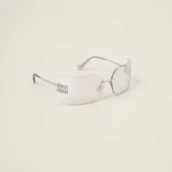 Light Gold Lenses Miu Miu Runway Sunglasses | Miu Miu