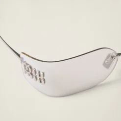 Light Gold Lenses Miu Miu Runway Sunglasses | Miu Miu