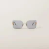 Light Gray Lenses Runway Sunglasses | Miu Miu