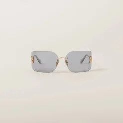 Light Gray Lenses Runway Sunglasses | Miu Miu