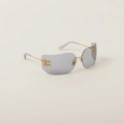 Light Gray Lenses Runway Sunglasses | Miu Miu