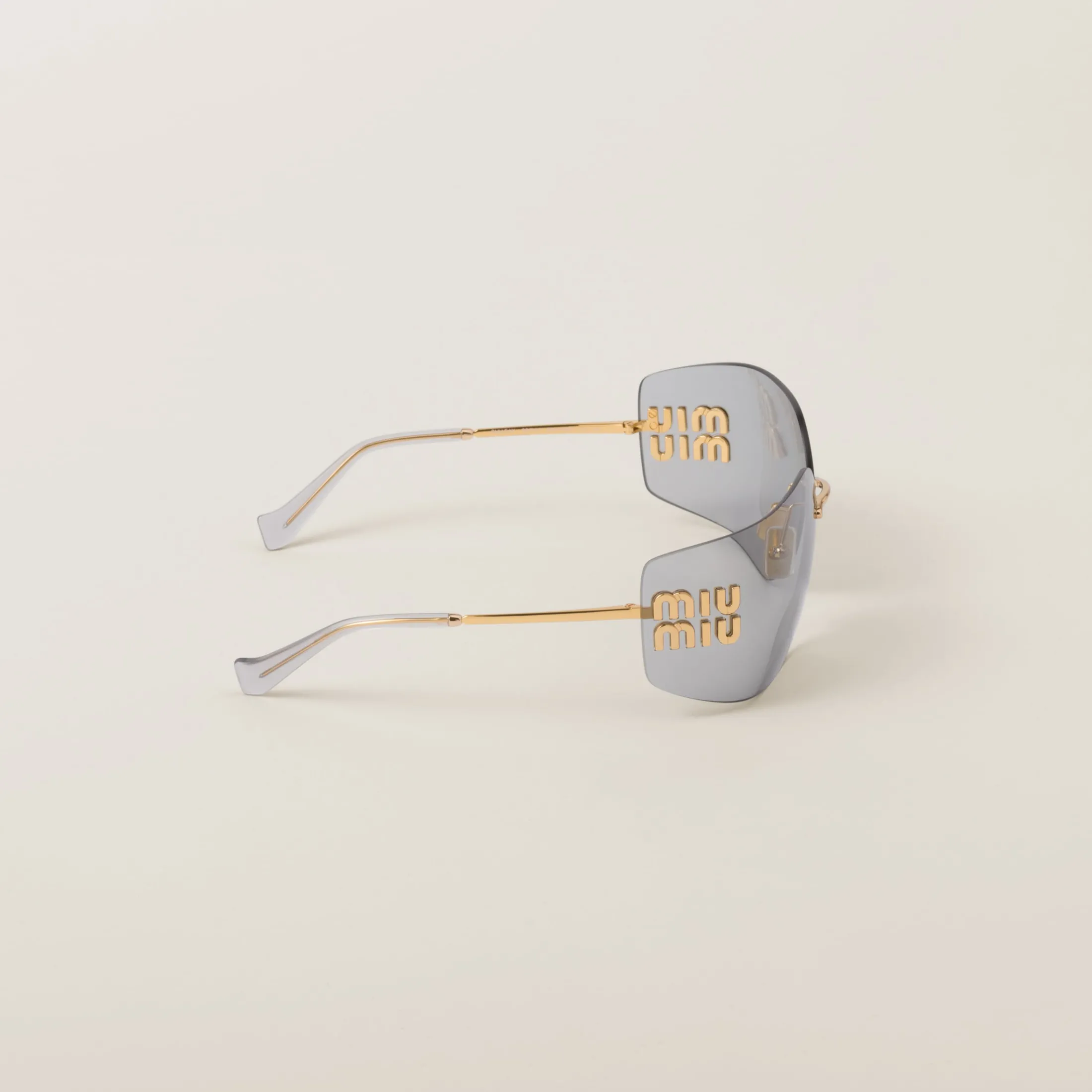 Light Gray Lenses Runway Sunglasses | Miu Miu