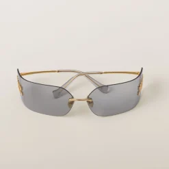 Light Gray Lenses Runway Sunglasses | Miu Miu