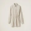 Limestone Poplin Jumpsuit | Miu Miu